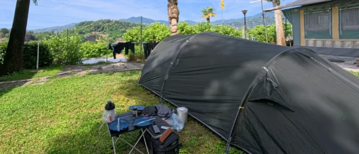 Skandika Zelt am Lago de Orta