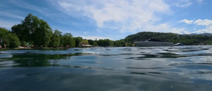 Boot im Lago de Orta
